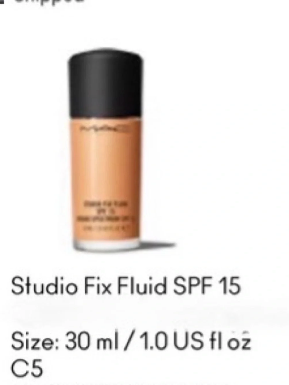 MAC Cosmetics Studio Fix Fluid Foundation - c5